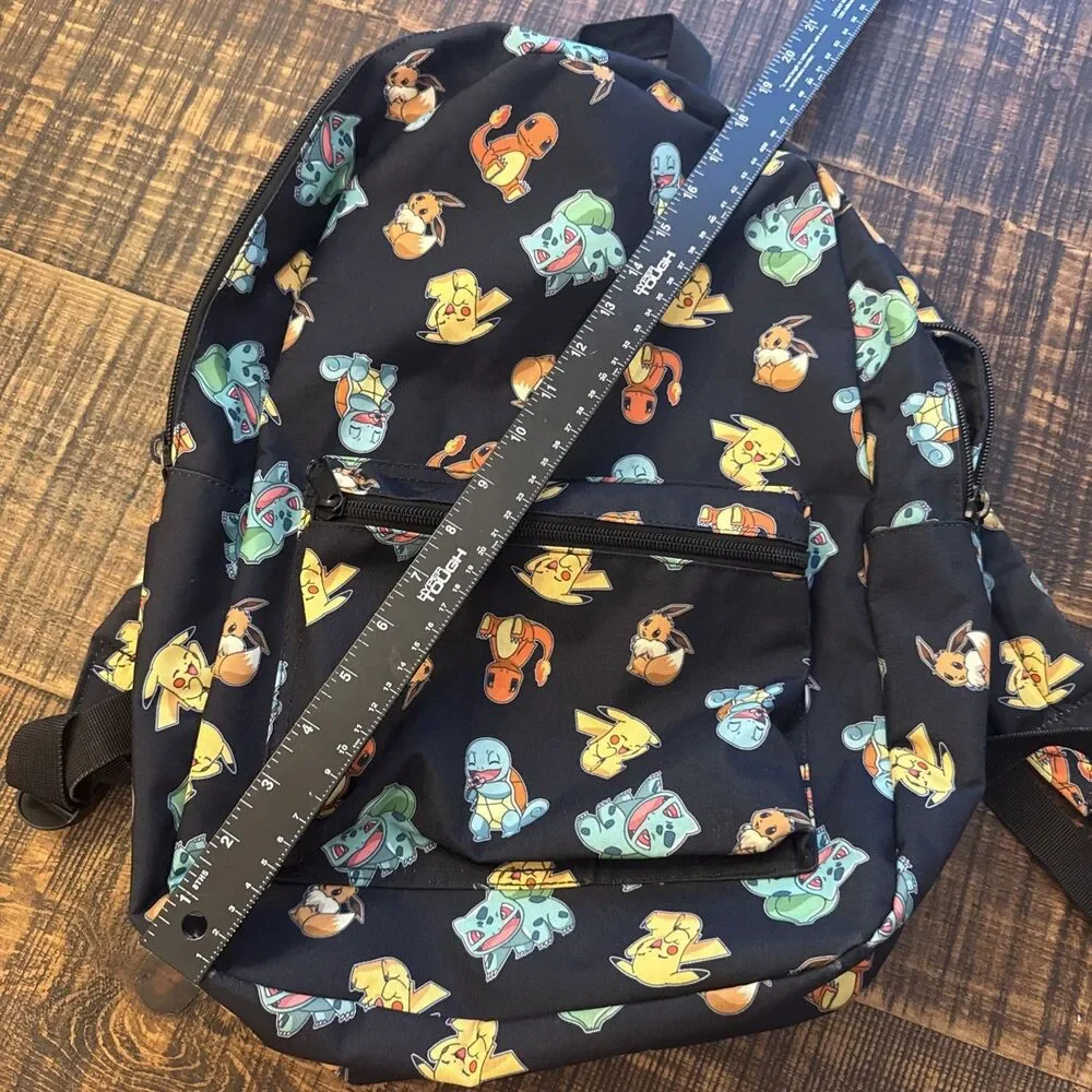 Pokemon Backpack Pikachu Eevee Charmander Squirtle Bulbasaur 2020 Nintendo